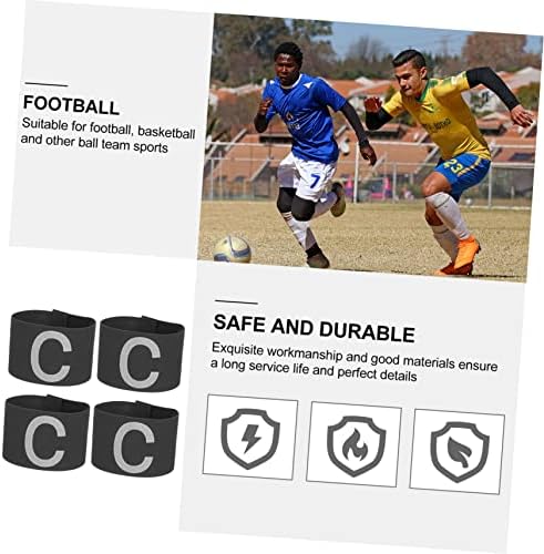 Clispeed 8 PCS קפטן כדורגל סרטי זרוע טרופוס דה כדורגל כדורגל שרוול שרוול אביזרי כדורגל קברניטים