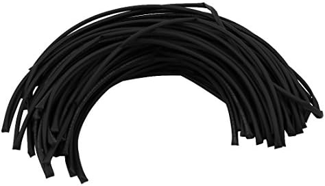 חום AEXIT ציוד חשמלי צינור צינור עטיפת חוט שרוול כבל 50 מטר באורך 5.5 ממ דיא פנימי שחור