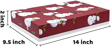Joyin 12 PCS 14 x 9.5 x 2 טון חג המולד טון קופסאות עטיפה עם מכסה ובסיס, בגדים, קופסאות חלוק