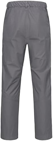 מכנסי גשם של חמור אנדי הקטן אנדי אטומים אטומים למים מכנסיים חיצוניים אטומים לרוח לטיולים רגליים,