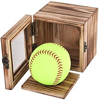 נקודת קיפאון 9& 34; בייסבול 12& 34; סופטבול תצוגת מקרה עבור כדורי לרוץ הביתה צל תיבת מסגרת קיר