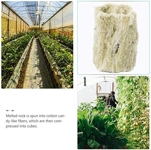CABILOCK 20 יחידות צמח רוקוול תקע צמח גינה שתיל הידרופוני גידול תקע קובייה נטיעה בטיפוח תקע המתנע 2x3