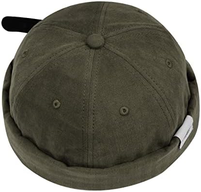 Clakllie Docker HAT גולגולת גולגולת מגולגלת כובע כפה רטרו לא שופע כובע כובע כובע כובע היפ הופ רוקד כובעים