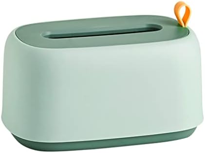 Zhaolei קופסת אחסון ברקמות ירוקות מחזיק מפיות אחסון סנרי -פונקציונליות לאחסון לכיוון סלון מארגן מארגן
