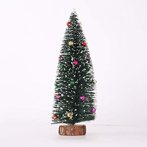 מלאכות בסיס עם עץ חג מולד עליון שולחן עץ מיני תפאורה עץ DIY בית עיצוב בית קישוט נעליים