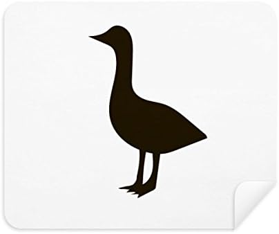 שחור אווז חמוד בעלי החיים תיאור ניקוי בד מסך מנקה 2 יחידות זמש בד