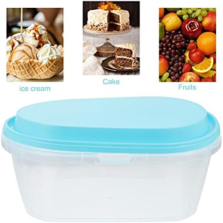 מוטון קרח קרם מלח גלידת מלח 2 יחידות 1000 מ ל קינוח מכולות פלסטיק תיבת אחסון עם מכסים מזון אחסון מכולות