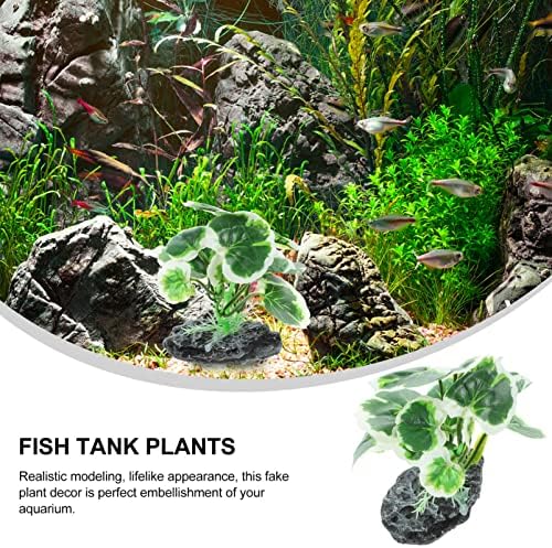 Ipetboom צמחי אקווריום פלסטיק מלאכותי מיכל דגים צמח דקור דקורטיבי מיכל דשא ירוק צמחים מלאכותיים