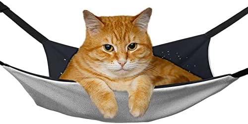 כוכב חלל סקייטבורד חתול ערסל מיטה, תליית מתכוונן בד קטן לחיות מחמד ערסל עבור גור, חתול, החולדה,
