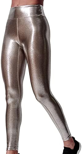 יוגה מכנסיים נשים נשים של גבוהה מותן זהב מוצק צבע יוגה מכנסיים מכנסי עיפרון הדוק מכנסי קז ' ואל נשים