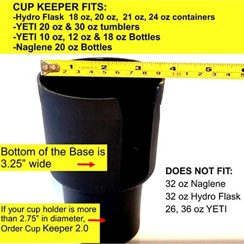 מתאם מחזיק כוס שומר גביע גדג 'יט מרחיב מחזיקי כוסות לרכב ברוחב 2.5 -3 להחזיק משקאות שהם 3.25& 34; רחב כמו