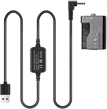 TKDY ACK-E10 EOS Rebel T7 USB אספקת חשמל רציפה LP-E10 סוללת דמה DR-E10 ערכת מצמד DC עבור CANON EOS T6 T5 T3,