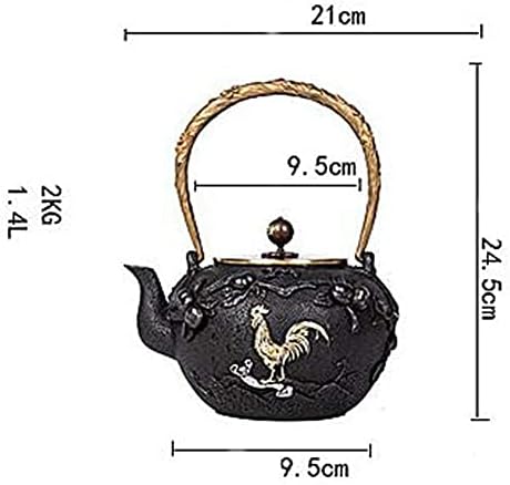פשטות יצירתית יפנית ברזל יצוק טטסובין קומקום קומקום ברזל יצוק קומקום טטסובין תה קומקום 1400
