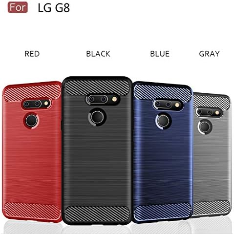 Sucnakp עבור Lg G8 ThinQ Case LG G8 Case TPU טכנולוגיית ספיגת הלם העלה צפצפים כיסוי מגן עבור