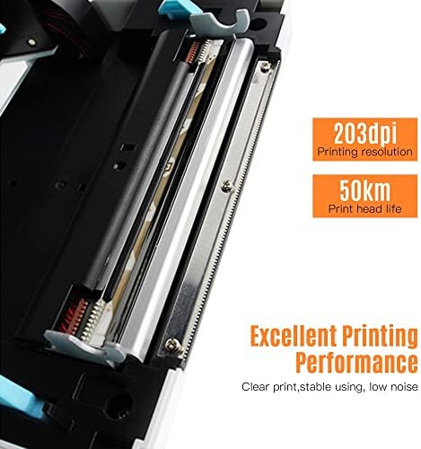 מדפסת תווית תרמית שולחן עבודה עבור 4 * 6 משלוח חבילה כל ב יצרנית תווית 180 ממ / ים תרמית מדבקת מדפסת מקס.נייר 110