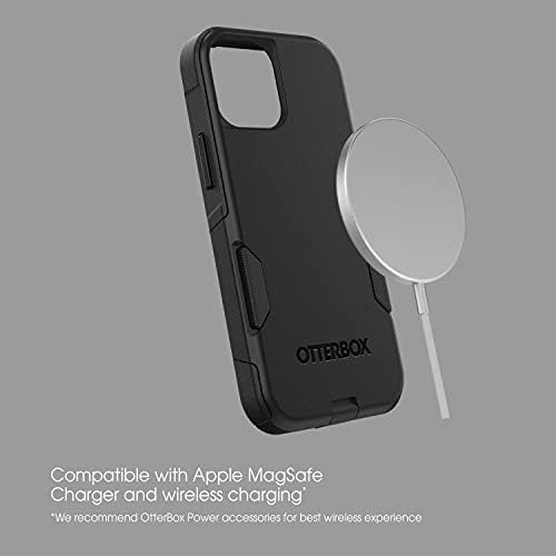Otterbox iPhone 13 Mini & iPhone 12 Mini Commuter Series Case - שחור, רזה וקשוח, ידידותי לכיס, עם הגנת