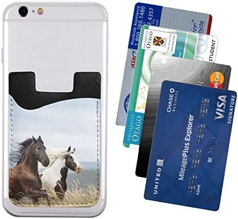 סוסים המריצים מחזיק כרטיסי מארז טלפון, מחזיק כרטיסי אשראי של מזהה עצמאי של PU