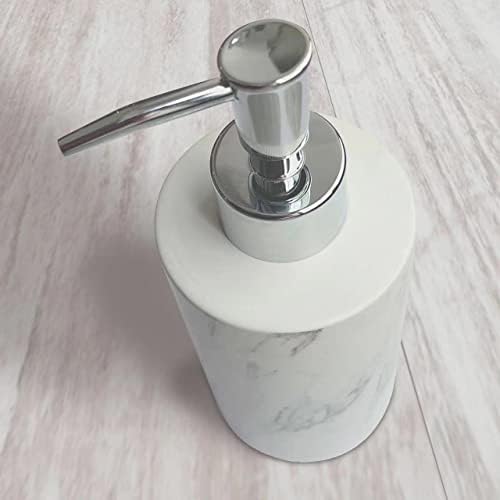 מתקן סבון שיש לבן לבקבוק משאבת מטבח בחדר קרמי קרמיקה קרמיקה עיצוב בית מודרני למתקן סבון אמבטיה