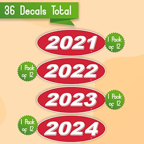 Versa Tags 2021 2022 2023 & 2024 דגם סגלגל שנת סוחרי מכוניות מדבקות חלונות נוצרות בגאווה בארהב