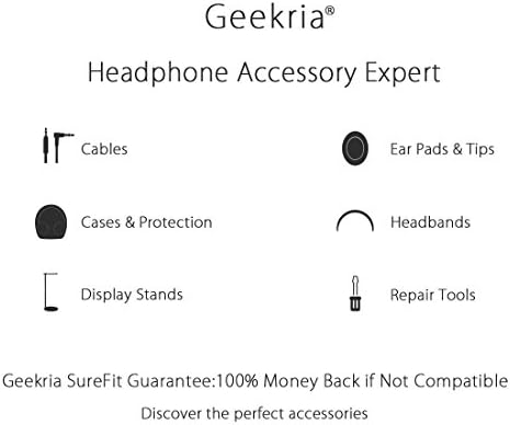 Geekria QuickFit רפידות אוזניים עבור Koss Porta Pro PP, KSC35, KSC75, KSC55, KSC50, KSC-10, KTX Pro1, KTX8,