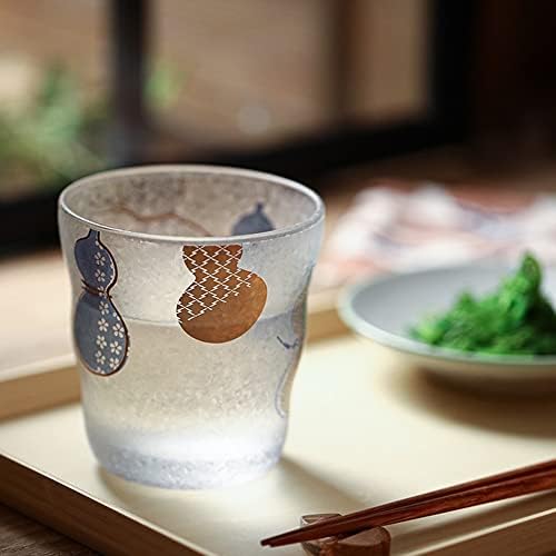 קיקיאויה קר למען כוס יפני למען זכוכית כוס פרימיום זכוכית תוצרת יפן מסורתי דפוס בעבודת יד כלי שתייה עדין אריזת