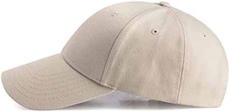 גודל גדול XL UNISEX מישור כובע בייסבול מובנה כובע מתכוונן לראש גדול