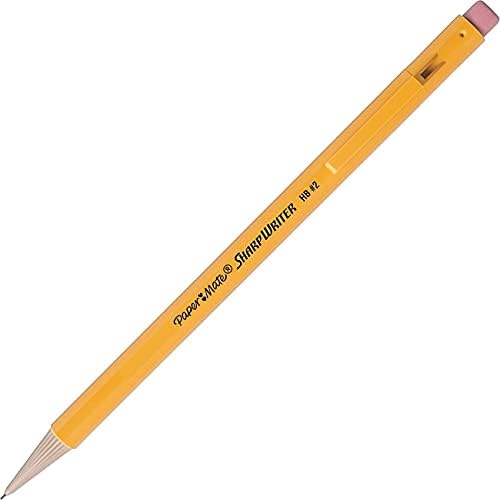 עיפרון מכני של נייר שארפרייטר, צהוב, 5 עפרונות לחפיסה