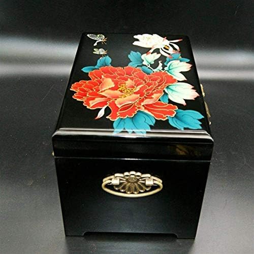 קופסת תכשיטים של UXZDX Cujux - תיבת תכשיטים של כלי תכשיטים קופסא אחסון קופסא מתנה לחתונה קופסת עץ
