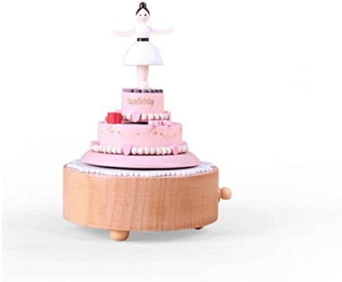 דואבה סיבוב קופסת מוזיקה מעץ צעצועים לילדים רטרו רטרו ליום הולדת יצירתי מתנה לקישוט הבית קופסת מוזיקה