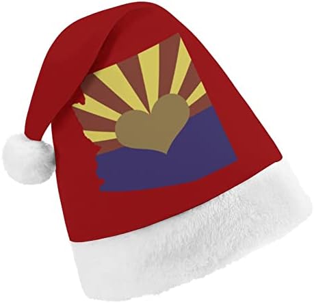 אריזונה מדינת אהבת חג המולד כובע אישית סנטה כובע מצחיק חג המולד קישוטים