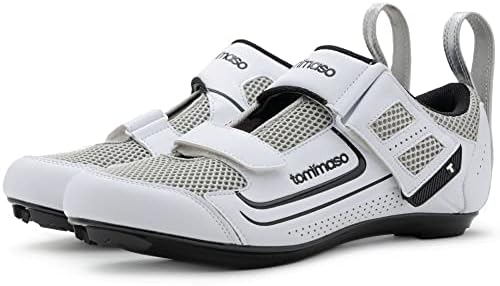 נעלי רכיבה על אופניים של טומסו Veloce II - נסיעה בסגנון - נעלי פלוטון טריאתלון אופניים דרך אופניים מקורה גברים