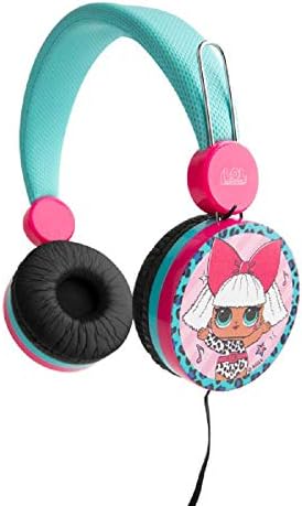 L.O.L הפתעה! אוזניות לילדים לבנות HP1-01136-מגביל נפח מגביל יתר על המידה סטריאו 3.5 ממ, טכנולוגיה מגבילה