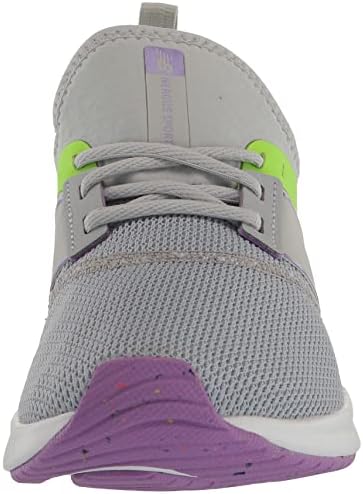 נעלי ספורט נרג 'ייז ספורט וי-1 של ניו באלאנס לנשים, אלומיניום קל / סגול חשמלי, 5 רחב בארה' ב
