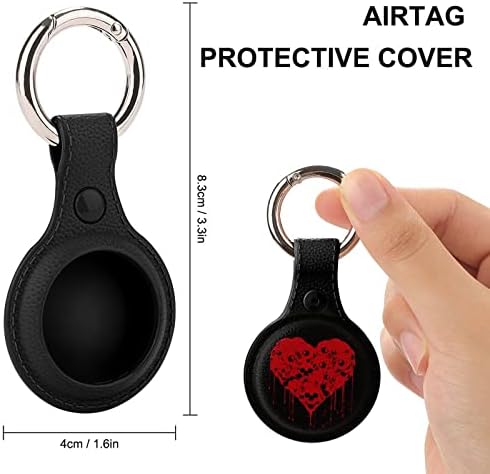 גולגולת אהבה תואם עם איירטאג מקרה עם מחזיק מפתחות מוצר מאתר אביזרי עם מפתח טבעת עבור איירטאג