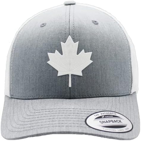כובע המשאיות של Pride Canada Premium Premium Trucker Trucker, Cap Snapback בעבודת יד בארהב עם סחורות מיובאות