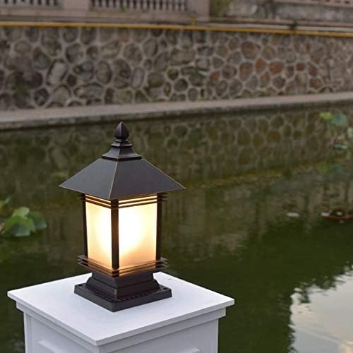 מנורה חיצונית גן חיצונית מנורת קיר משק בית מנורה ראש מנורה דלת פוסט מנורה אטום למים גן וילה מרפסת פארק מנורת