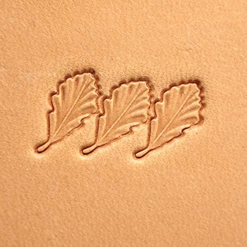חותמות עור חותמות חותמת חותמת גילוף אגרופים כלי מלאכת עור עונות עץ אלון עלה