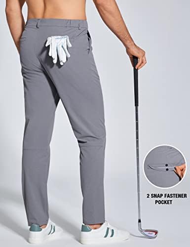 מכנסי גולף קלים של זוטי גברים אטומים למים טיולים נושמים מטיילים דקים מזדמנים מתאימים למכנסיים