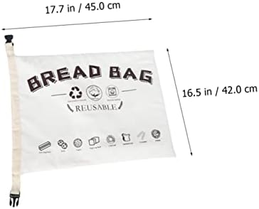 1 מחשב אורגני כותנה לחם תיק פשתן אחסון שקיות צרפתית לחם כיכר לחם אורגני מכולת באגטים אחסון לחם כיכר שקיות תוצרת