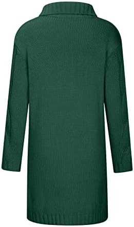 מעיל קרדיגן סרוג לנשים ארוך מעילי סוודר סרוג ארוך 2023 סוודרים לבגדי הלבשה חיצוניים של סתיו