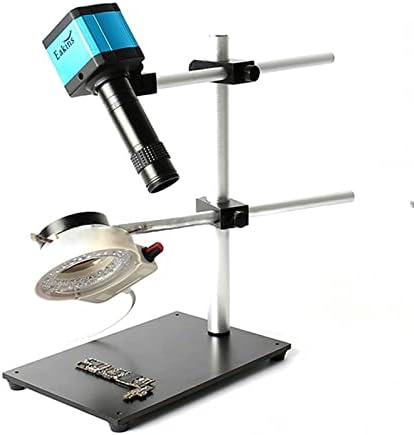 מיקרוסקופ אביזרי ערכת למבוגרים מתכוונן הוביל אור סיבוב אופקי זרועות, וידאו מיקרוסקופ מצלמה