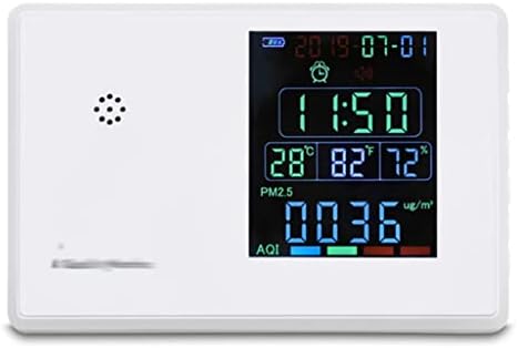 XDKLL דיגיטלי CO2 מטר HCHO PM2.5 צג Hygrothermograph Clock שעון מעורר CO2 CO2 AIR EXER POINOCLEANTE