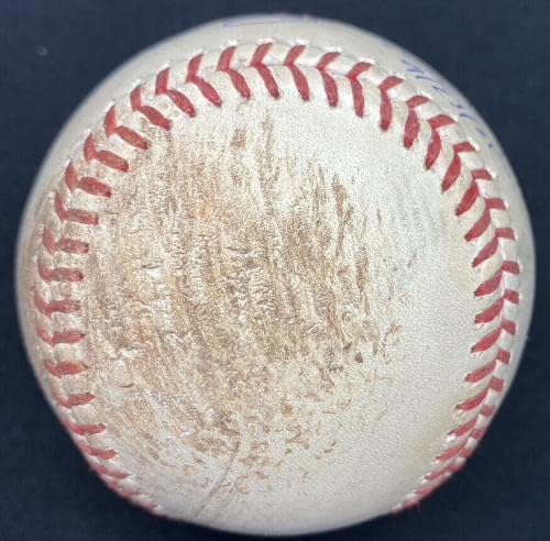 משחק מקס שרצר השתמש בקריירה חתומה בקריירה K 3,011 9/23/21 MLB Holo Dodgers - משחק משומש בייסבול