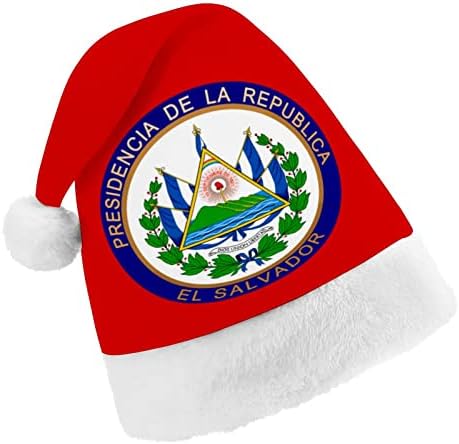 חותם של נשיא אל סלבדור חג המולד סנטה כובע עבור אדום חג המולד כובע חג טובות חדש שנה חגיגי ספקי צד