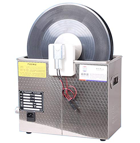 חדשנסה 6 ליטר נירוסטה מנקה תקליטי ויניל קולי דיסק / מכונת כביסה לדיסק, 4 יחידות פעם אחת, 0 ~ 30 דקות