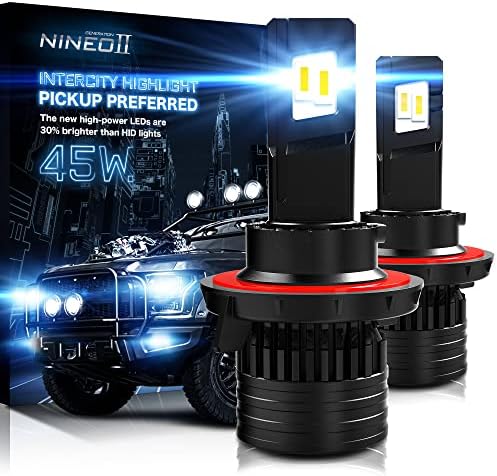 Nineo H13 נורות LED ו- H10 LED FOG FURB COMBO
