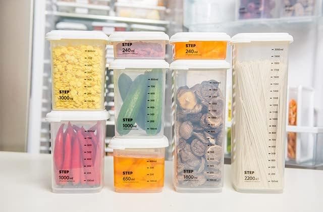5 קיבולת ברור נוח פלסטיק אטום פחיות מטבח אחסון תיבת שקוף מזון מיכל לשמור טרי צנצנת עבור אורז דגנים