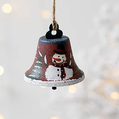 חג המולד ברזל פעמון תליון ישן שלג פעמון קישוט עץ חג המולד פעמון חג המולד קישוט חג המולד קישוטי חג המולד שולחן