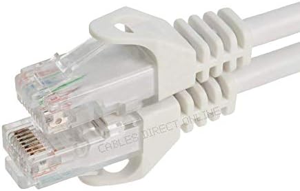 כבלים ישירים באינטרנט לבן 15 רגל חתול 6 כבל רשת אתרנט ר ' ג ' יי 45 כבל תיקון מודם אינטרנט