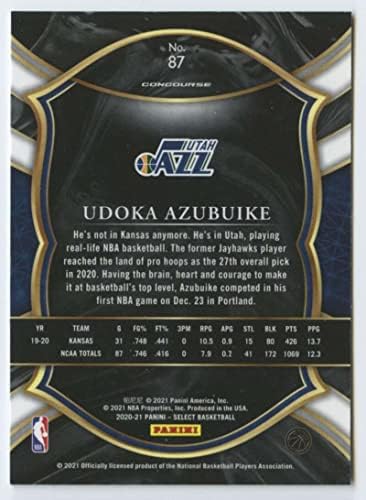 2020-21 Panini בחר כחול 87 Udoka Azubuike Concours